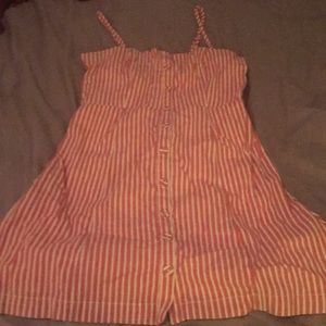 Red and white striped dress forever 21